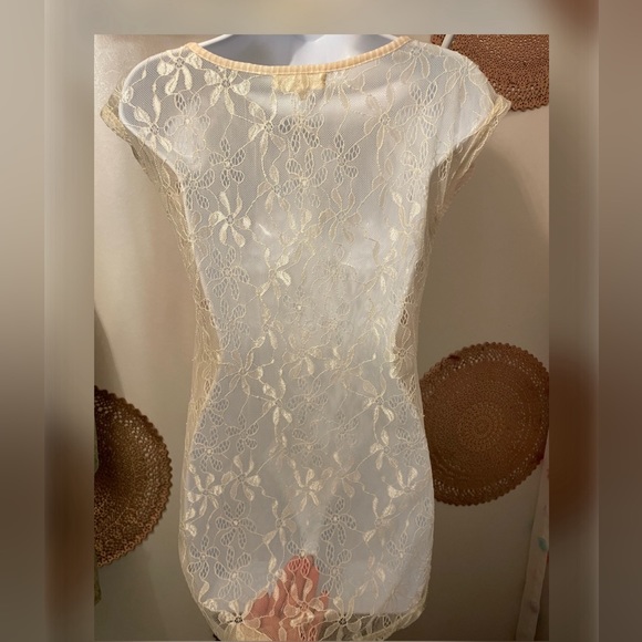 Altar’d State Asymmetrical Top w/ Lace Back - Picture 6 of 8